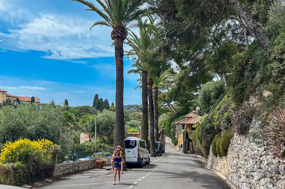 Parking lot of Villa et Jardins Ephrussi de Rothschild