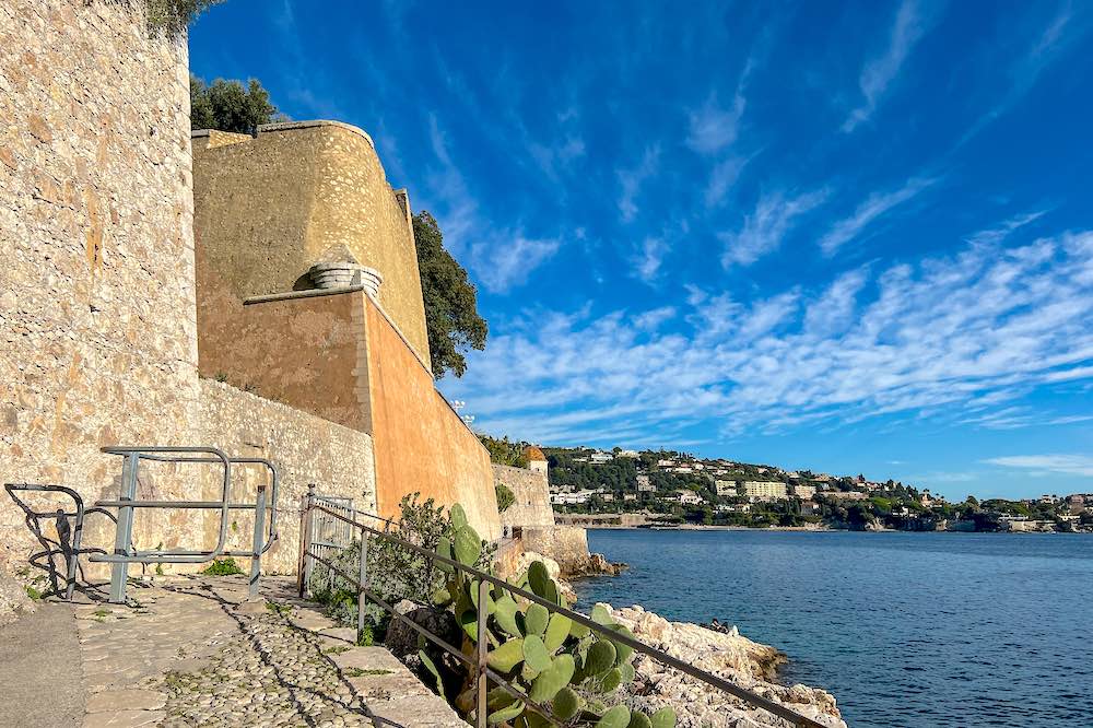 View over Villefranche-sur-Mer bay from the Citadel, a scenic stop on a full-day Villefranche itinerary