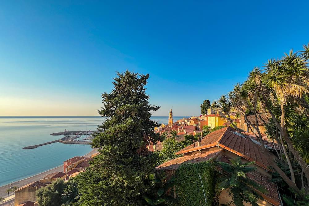 Beautiful views from Garavan, a tranquil area in Menton