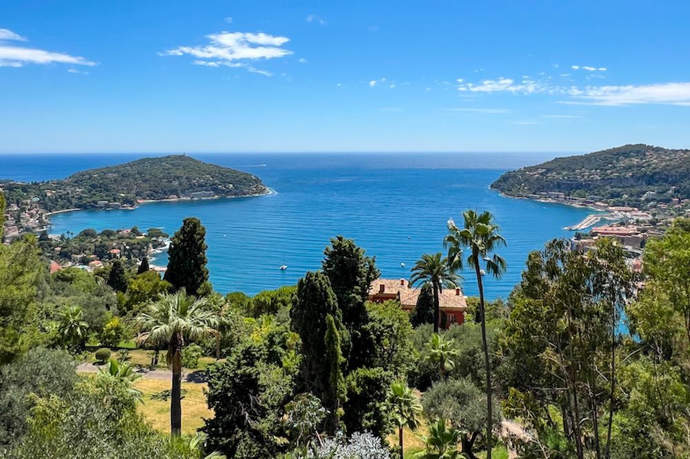 Hills of Villefranche-sur-Mer offer panoramic views over the bay