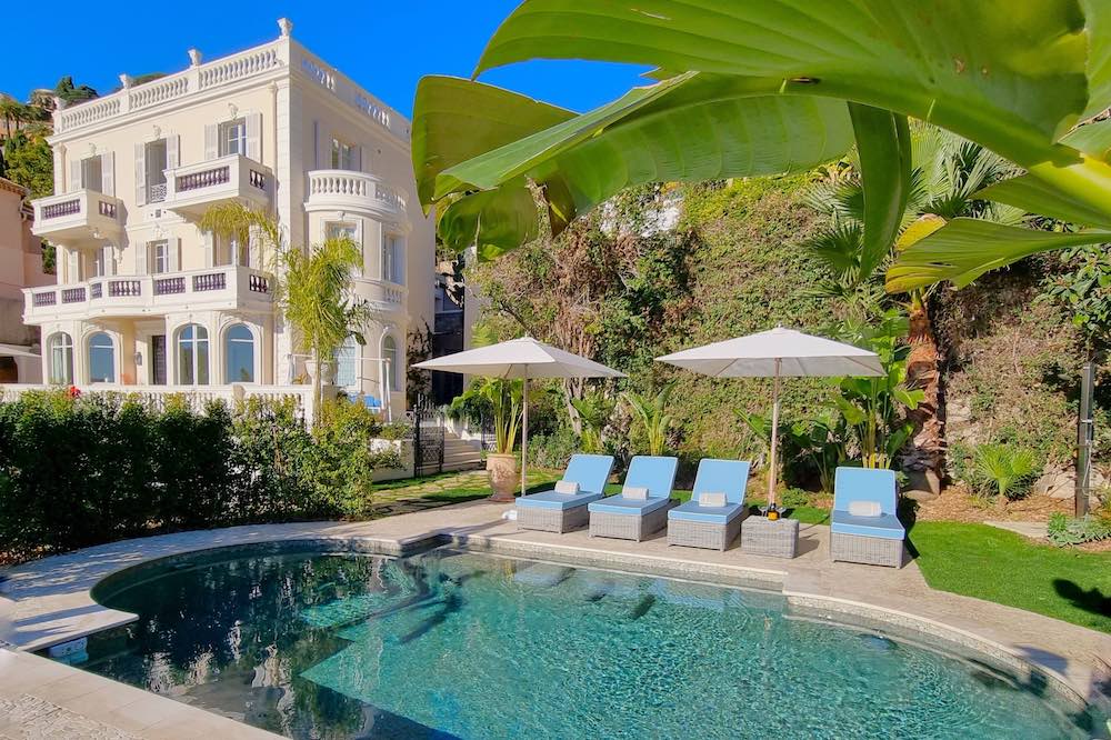 Belle Epoque villa with a pool in Villefranche-sur-Mer