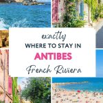 Antibes beaches and Old Town streets
