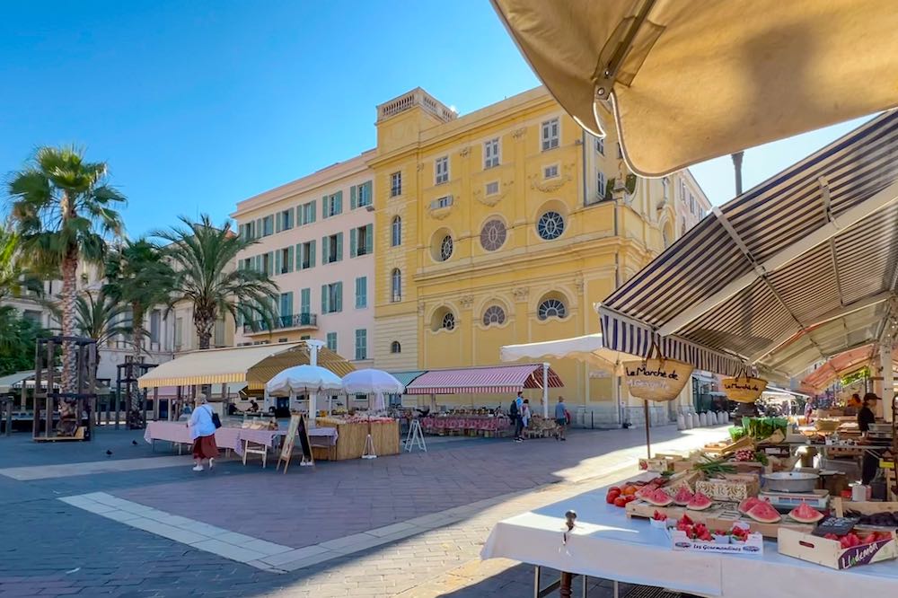 Cours Saleya market in Nice