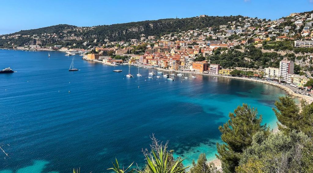 Bay of Villefranche-sur-Mer a popular day trip from Nice