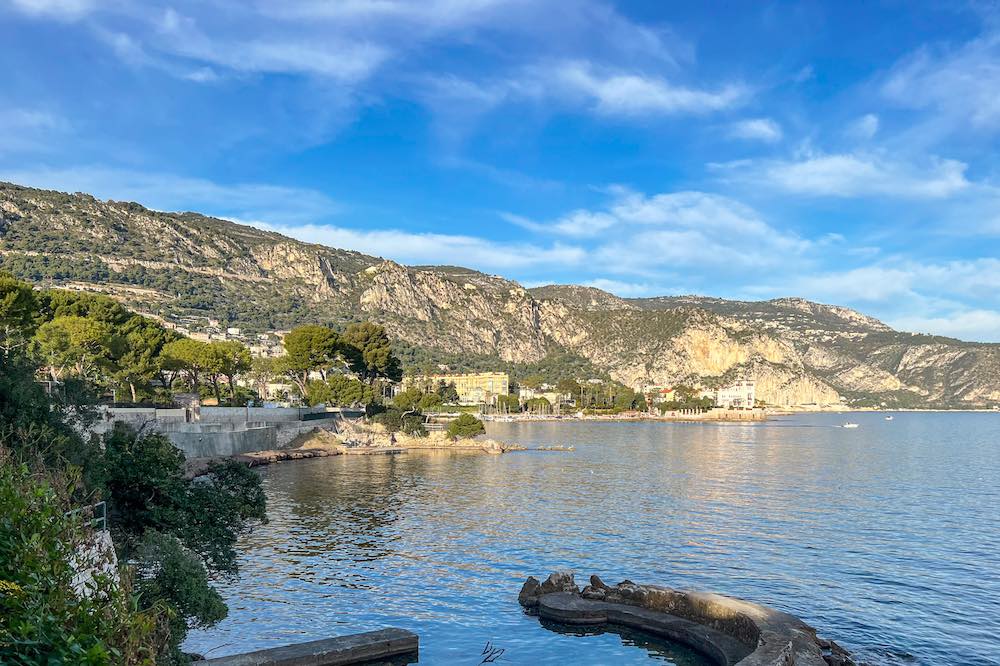 Views over the Bay of Beaulieu-sur-Mer from the Boulevard Maurice Rouvier