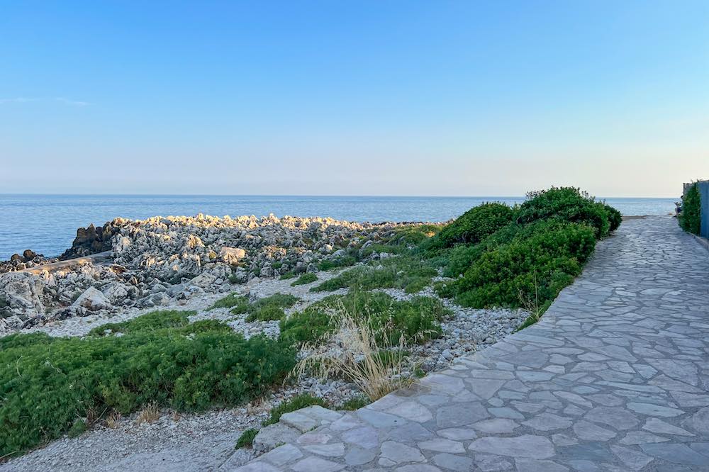 Cap Martin coastal trail is mostly flat