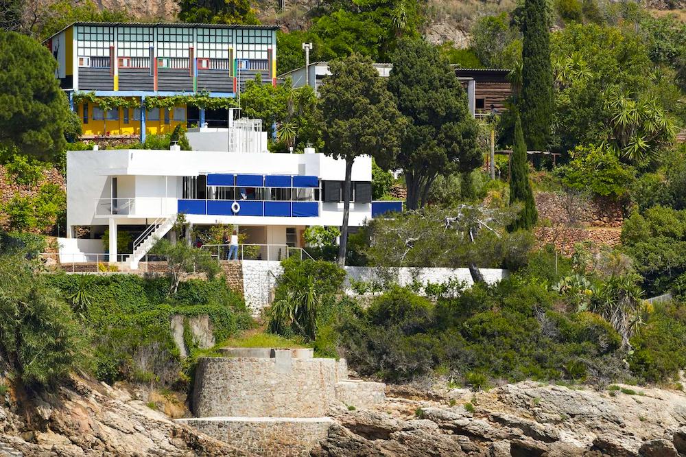 Cap Moderne with landmarks by Le Corbusier and Eileen Gray on Cap Martin
