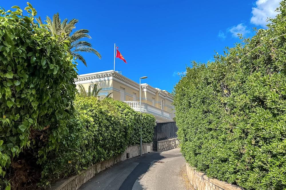 Luxury villas tucked away in a residential street in Cap d'Ail