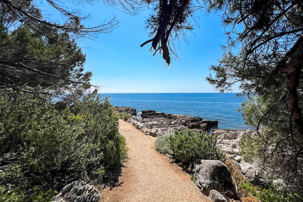 Cap d'Antibes beautiful coastal scenery