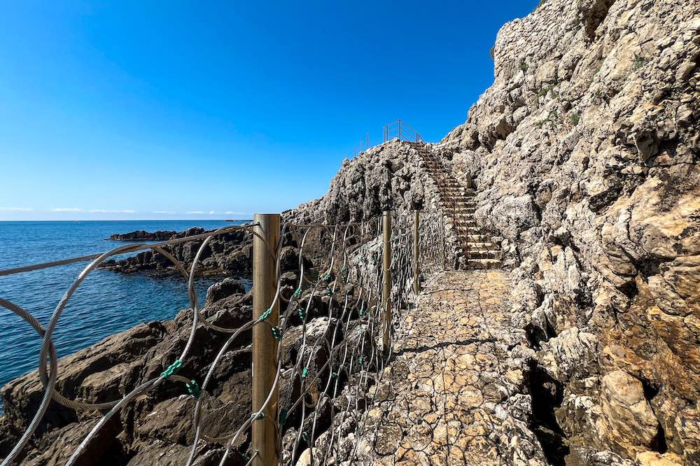 Cap d'Antibes stone staircase