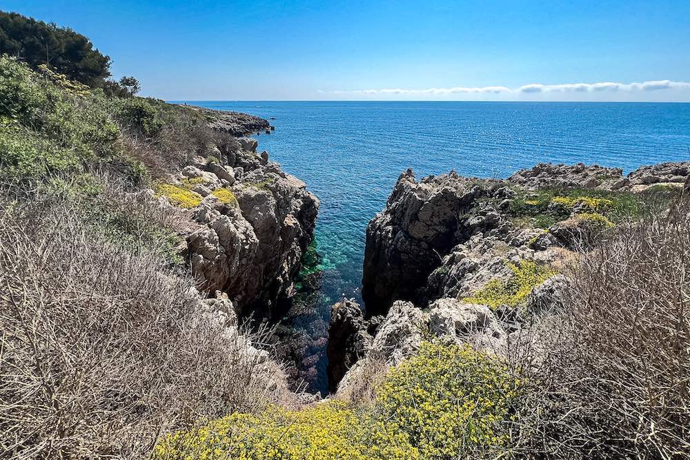 Cove with turquoise waters