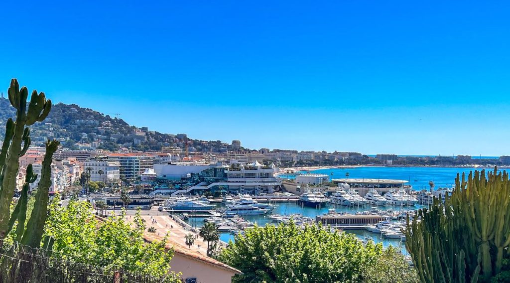 Vieux Port and Bay of Cannes from Le Suquet