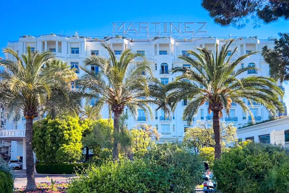 Hotel Martinez in Cannes is one of the most glamorous luxury hotels on the Croisette