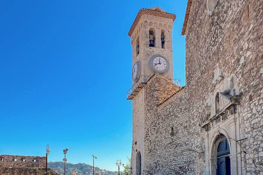 Tower of Château de la Castre in Le Suquet Cannes Old Town