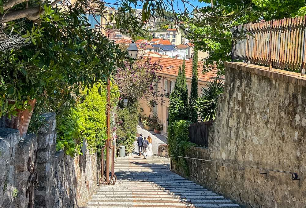 Staircase in the Old Town of Cannes