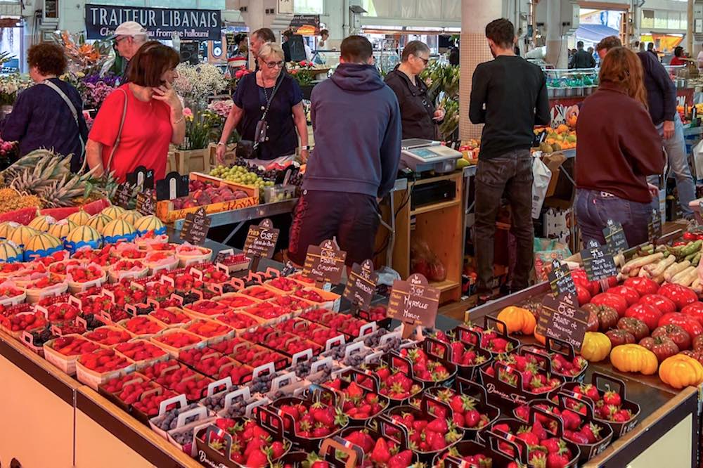 Forville market in Cannes