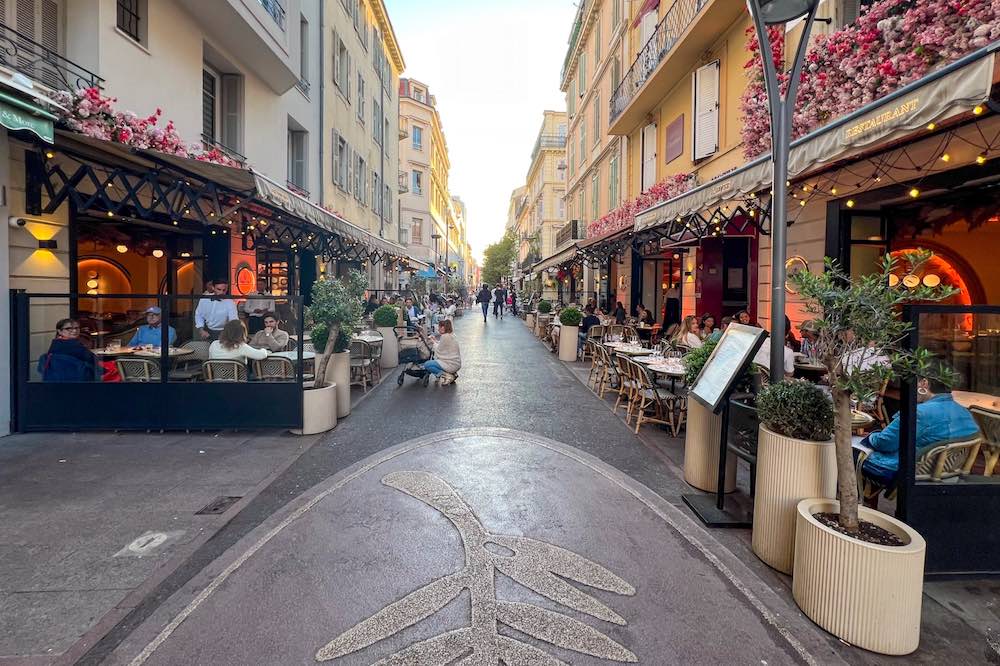 Terraces at Rue Hoche in Cannes