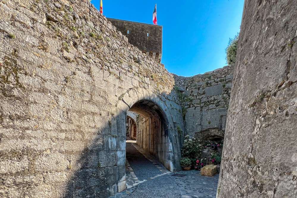 Medieval entrance gate to Saint-Paul de Vence France