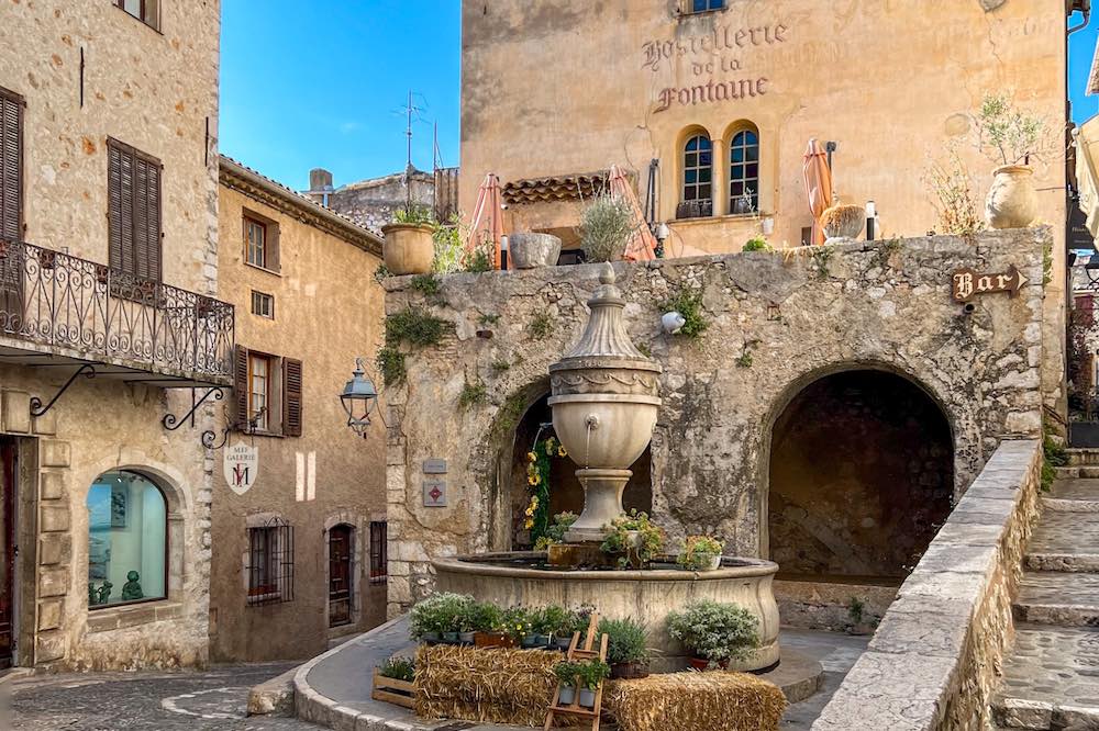 Place de la Grande Fontaine in Saint-Paul de Vence France