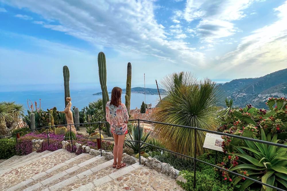 Mediterranean views from the Exotic Garden in Eze