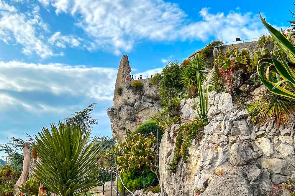 Cacti and succulents at the Exotic Garden in Eze