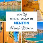 Sstaying in Menton best neighborhoods hotels near Sablettes and Old Town