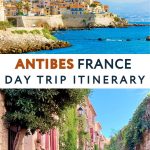 Old Town Antibes with ramparts overlooking the sea