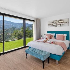 Villa Maria is a vacation rental in Menton Hills with stunning mountain views